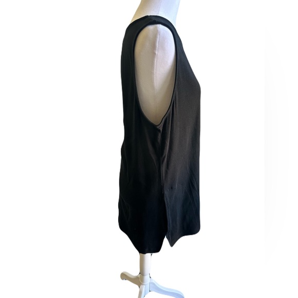 CHICOS Pima Pullover Pocket Tunic in Black - Picture 4 of 7